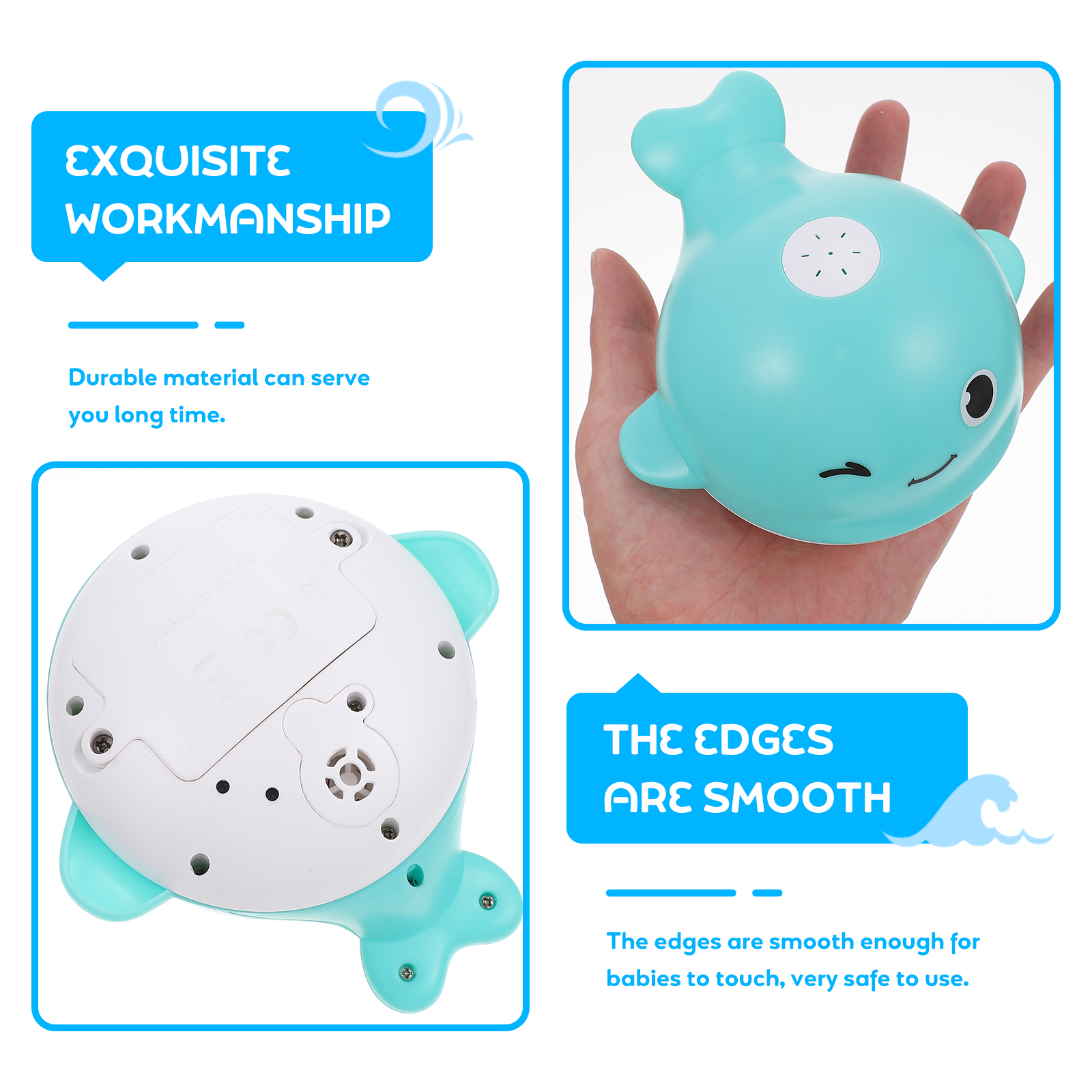 Spouting Whale Automatic Sensing Water Toy Spray Toddler Bath Toys Baby Shower Bathing Plaything Bathtub Child