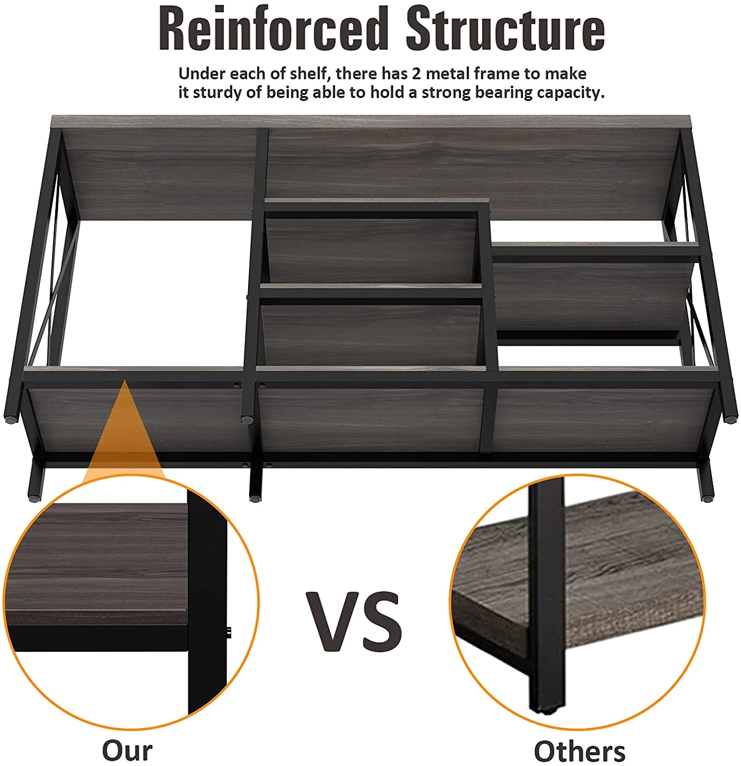 LGHM Gray Console Table, 55