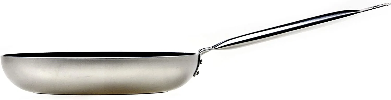 RAVELLI Italia Linea 51 Professional Non Stick Induction Deep Skillet, 9.5inch