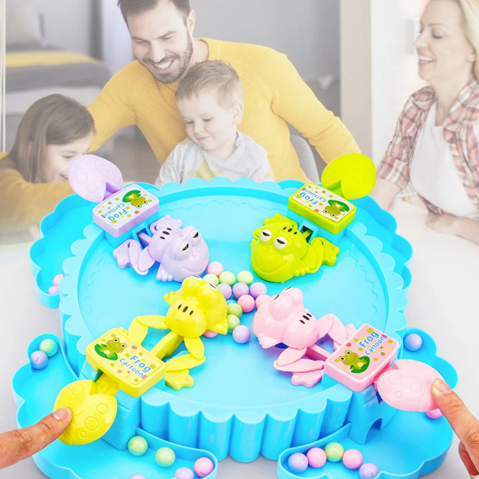Toys Clearance RUZIYOOG Hungry Frogs Eating Beans Kids Board Strategy Games Toy Family Competitive Interactive Stress Relief Toy Interesting Games