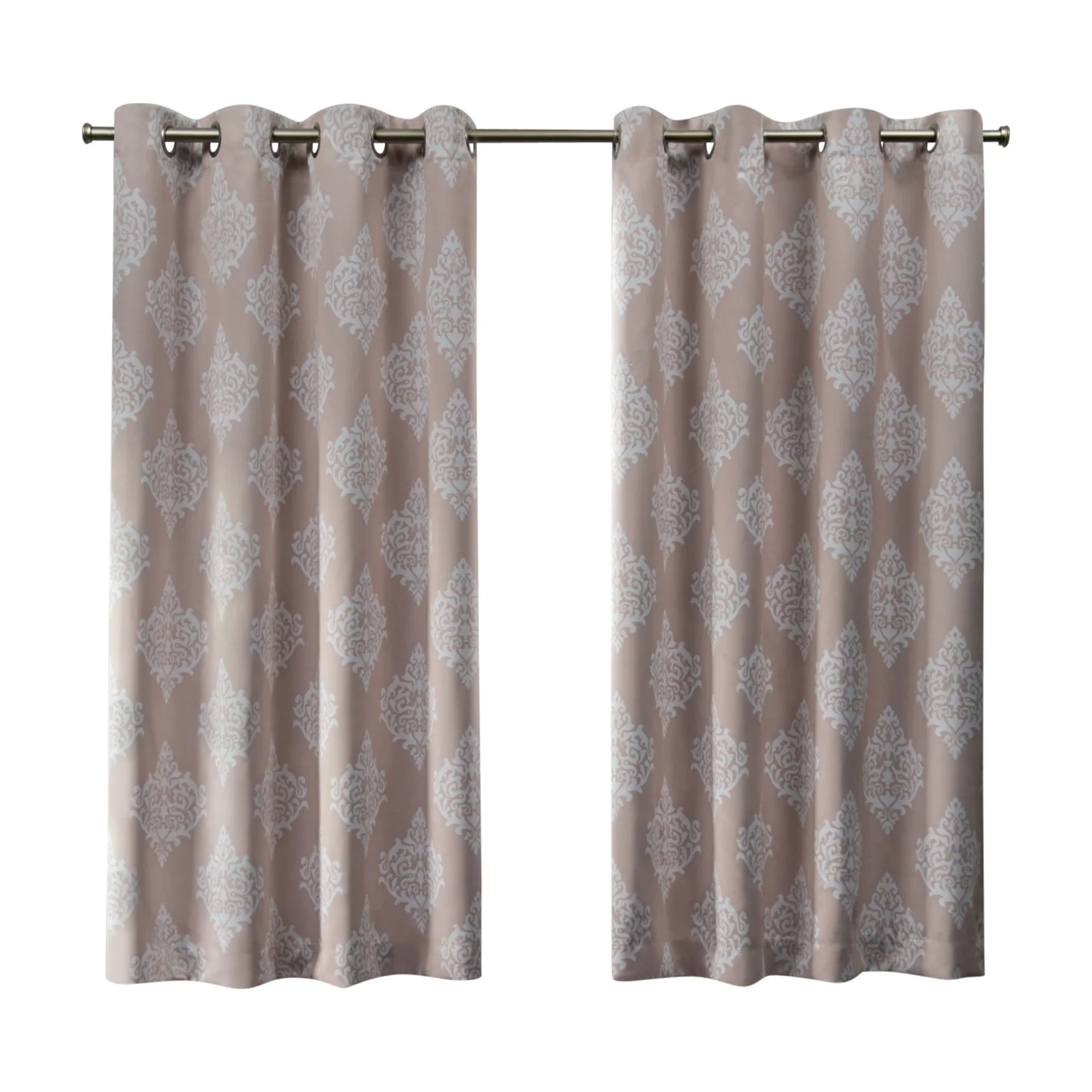Exclusive Home Medallion Blackout Grommet Curtain Panel Pair