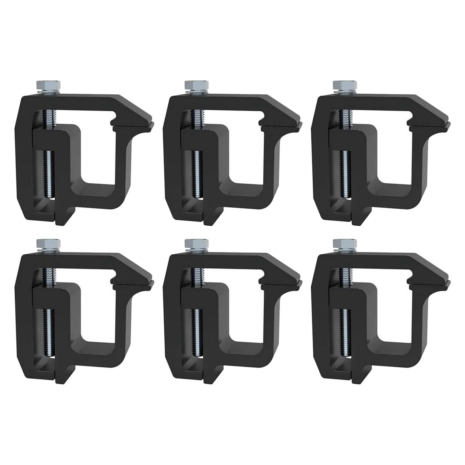 Aluminum Heavy Duty Mounting Clamps Truck Caps Camper Shell 6Pcs