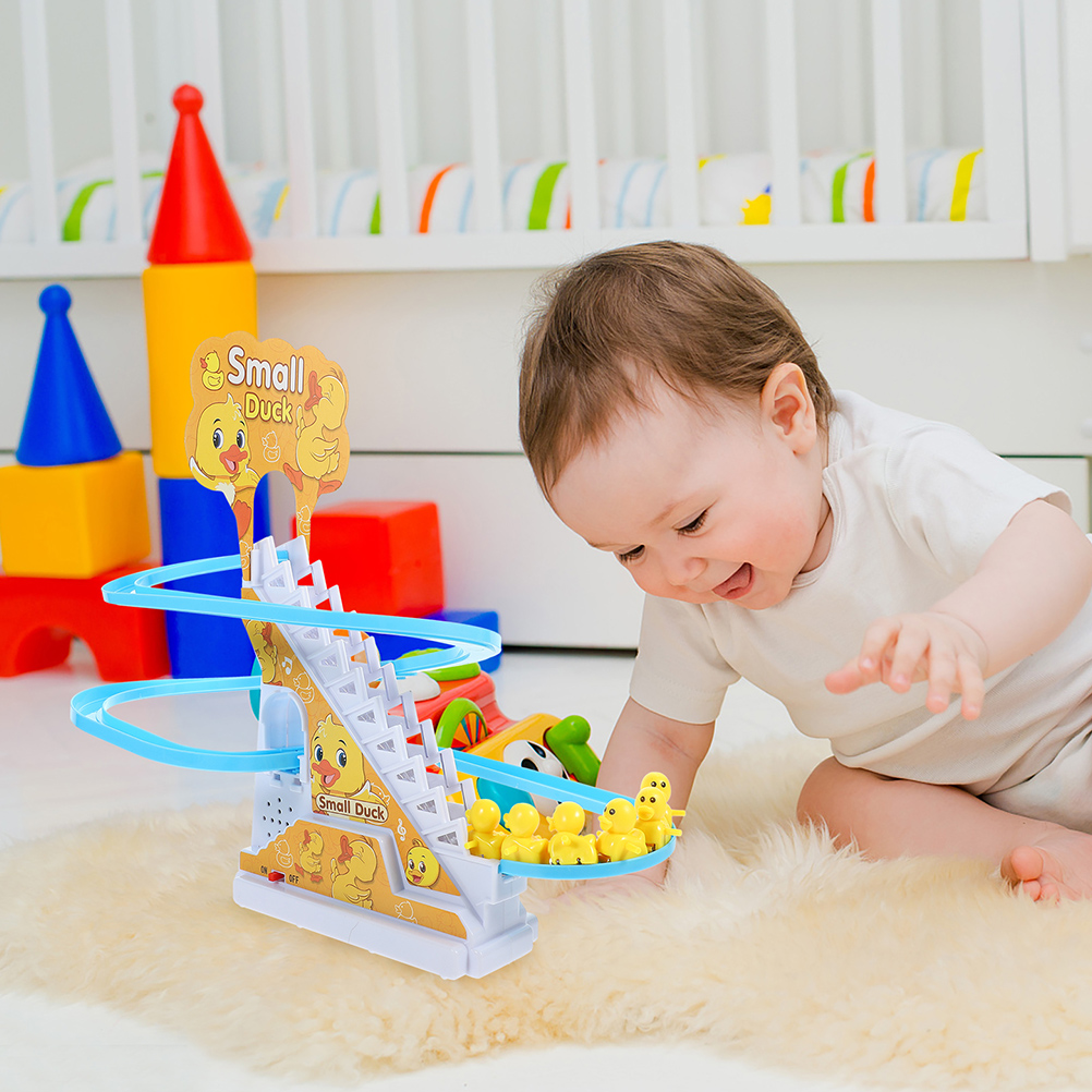 Stairs Climbing Race Track Roller Coaster Toy 3 Sets Toys Children’s Educational for Kids Toddlers 1-3