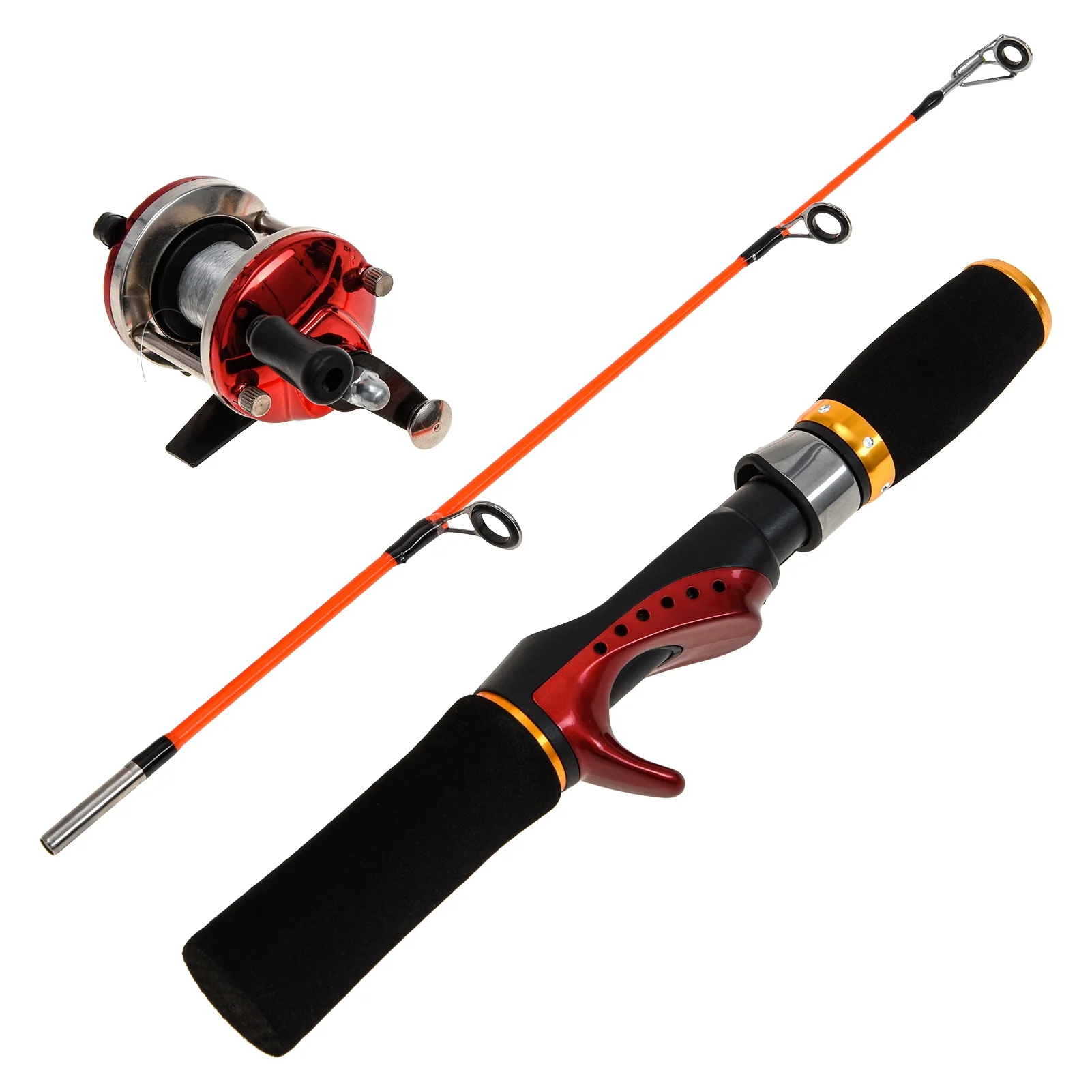 Lixada Spinning Rod,Ice Rod Reel And Carry Lures Combo Complete Kit With IceComplete Kit With Kit With Ice Carry Lures Swivels Rod And Reel IceAnd Huiop Siuke Buzhi Combo Qisuo Ice