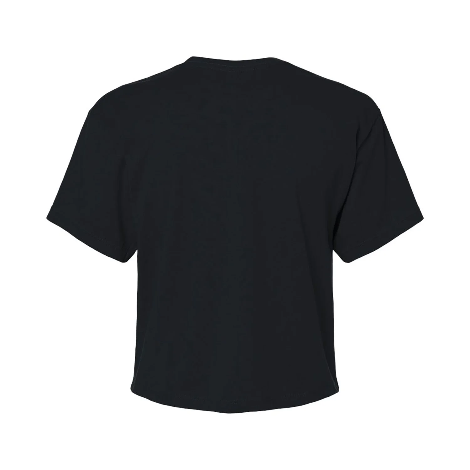 Barbie the Movie - Barbie Logo Rainbow - Juniors Cropped Cotton Blend T-Shirt