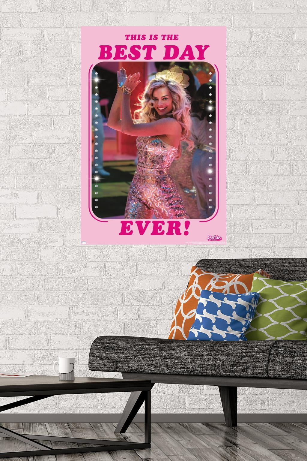 Mattel Barbie: The Movie - Best Day Ever Wall Poster, 22.375
