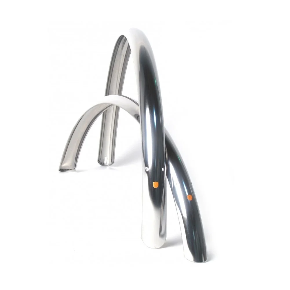 Velo Orange Stainless Steel 700c x 45 Fender Set Stainless Steel (700c x 25-35)