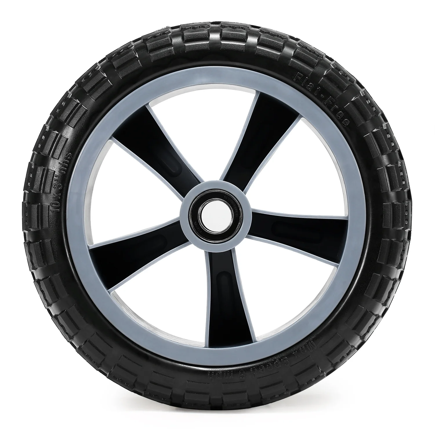 Abody 10 Inches Puncture-proof Kayak Trolley Tire Wheel for Kayak Canoe Trolley Cart Replacement Tire Wheel