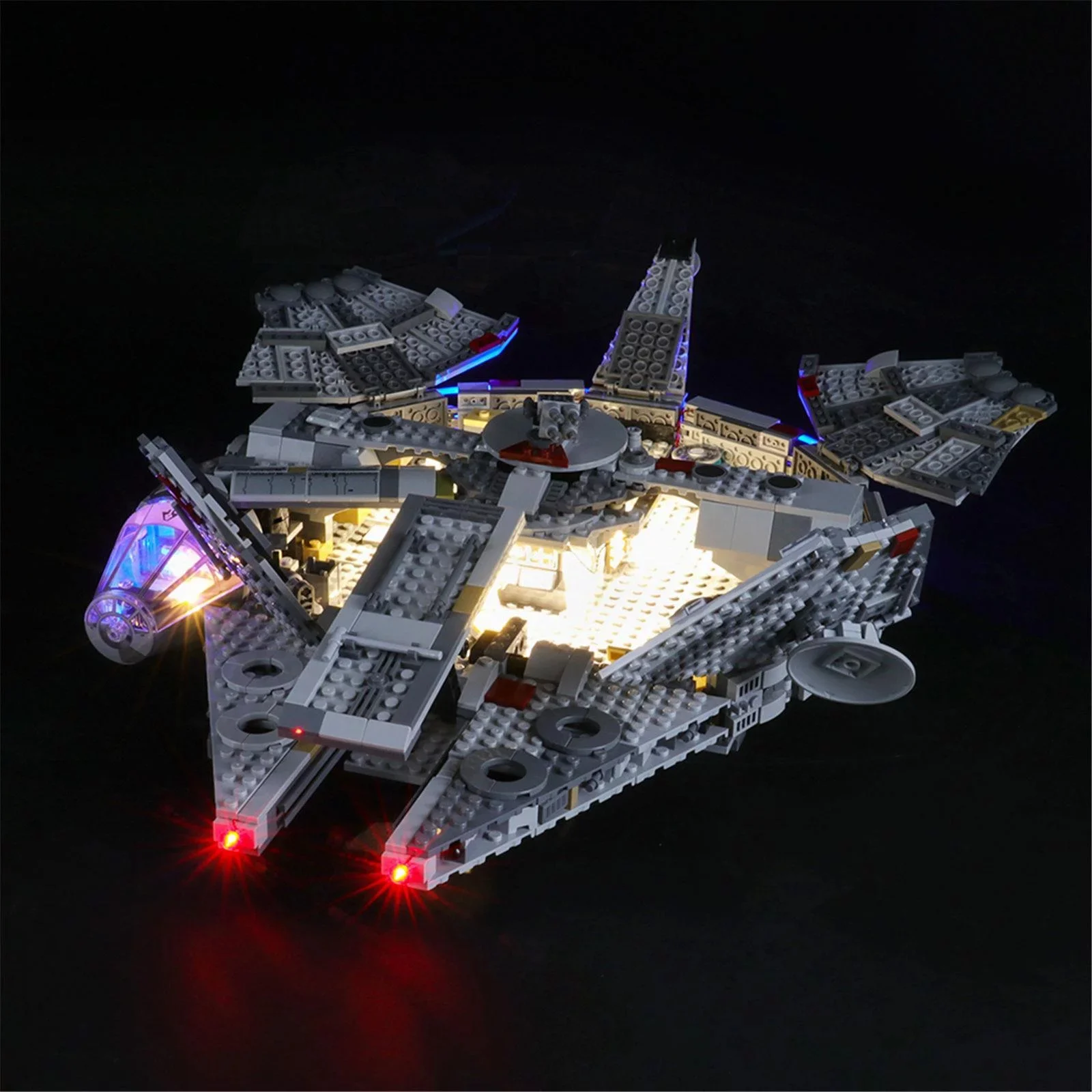 Kyglaring LED Lighting Kit-Kyglaring for Legos the Rise of Skywalker Millennium Falcon 75257 (Not Include the Legos Model)