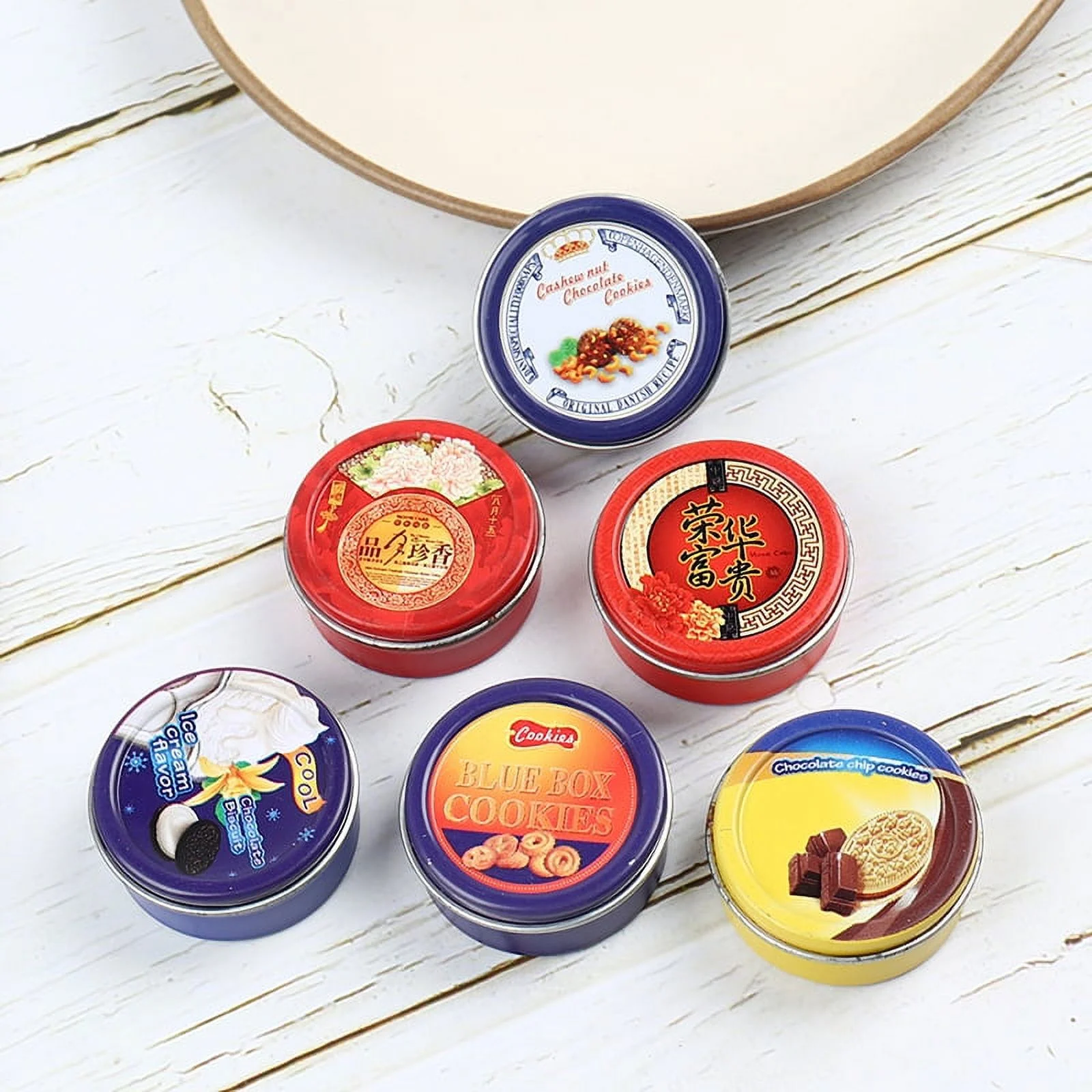 Ostrifin 1/12 Scale Dollhouse Miniature Cookies Mini Chocolate Snacks Pretend Play Food