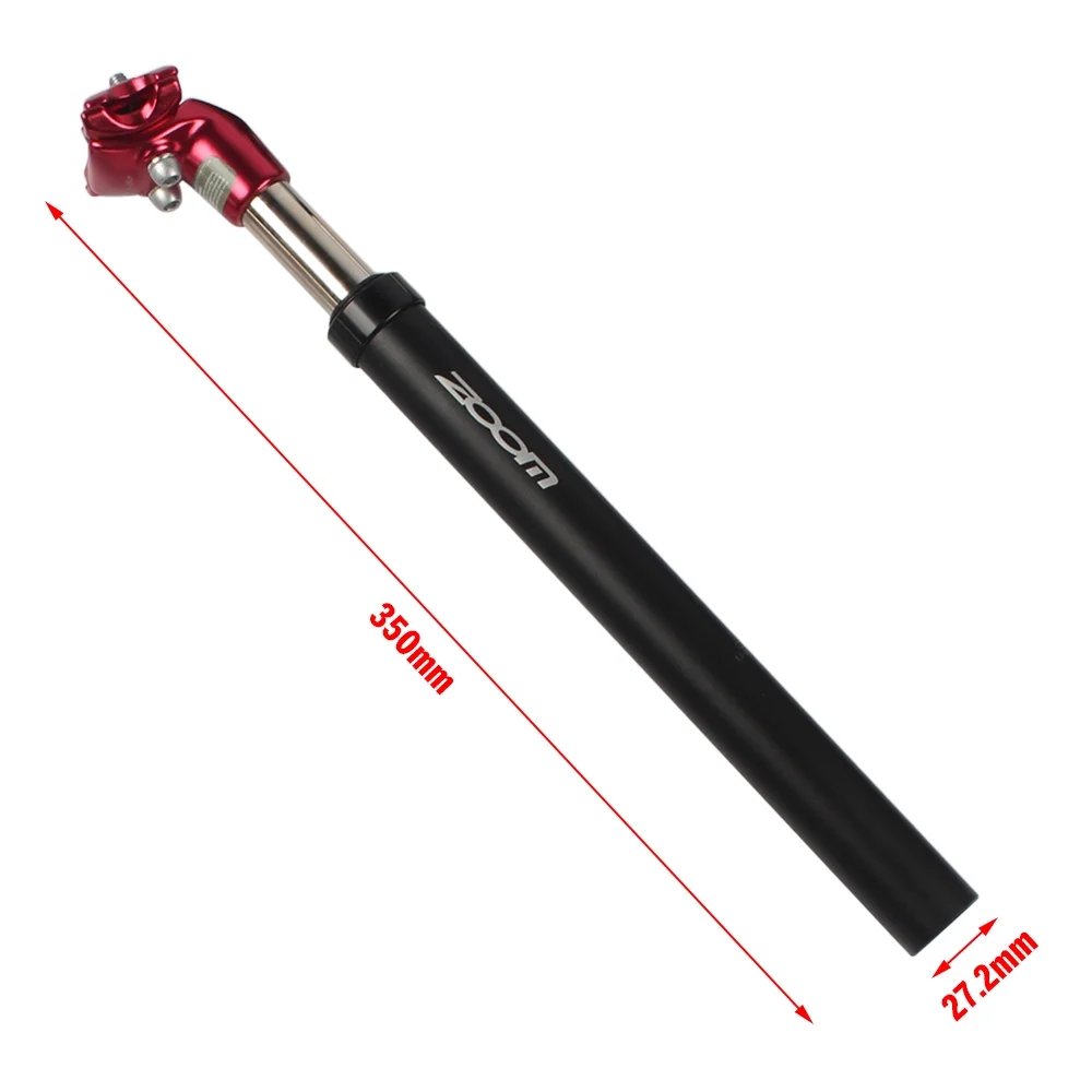 ZOOM Bike Seatpost,Suspension Bike Tube 31.6x350mm / Seat Pole Mtb 31.6x350mm / 27.2x350mm Seatpost Absorber Seat Pole Mtb Bike Absorber Seat Pole / 27.2x350mm Bike Rookin Bike Post Huiop