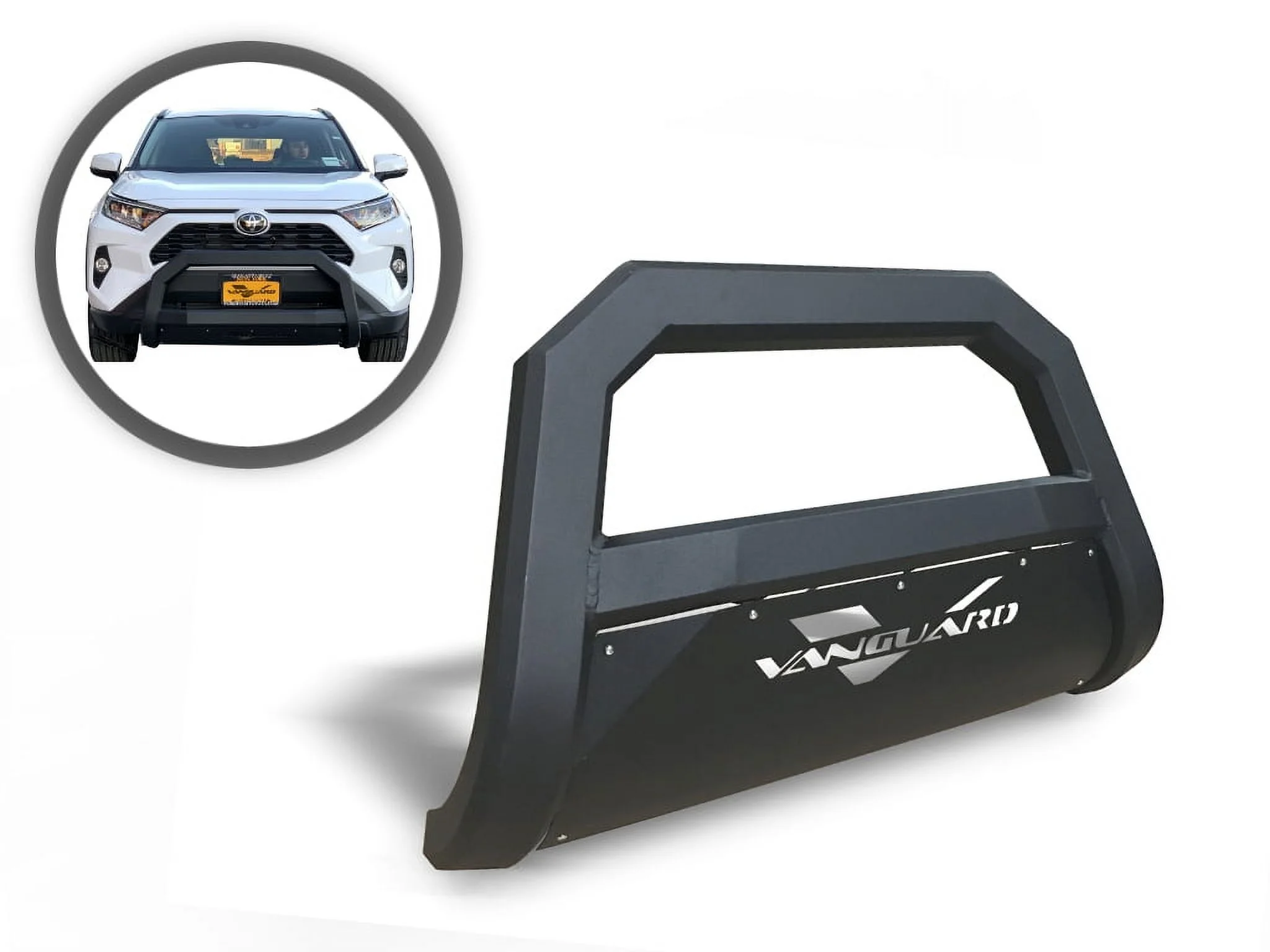 Vanguard Black Powdercoat Optimus Wide Bull Bar 2.5in Cube LED Kit | Compatible with 14-19 Subaru Outback