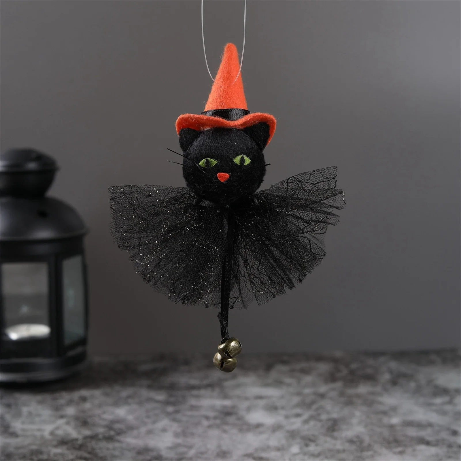 BOSTEY Halloween Doll Pumpkin Ghost Eif Cat Charm Doll Scary Witch Doll