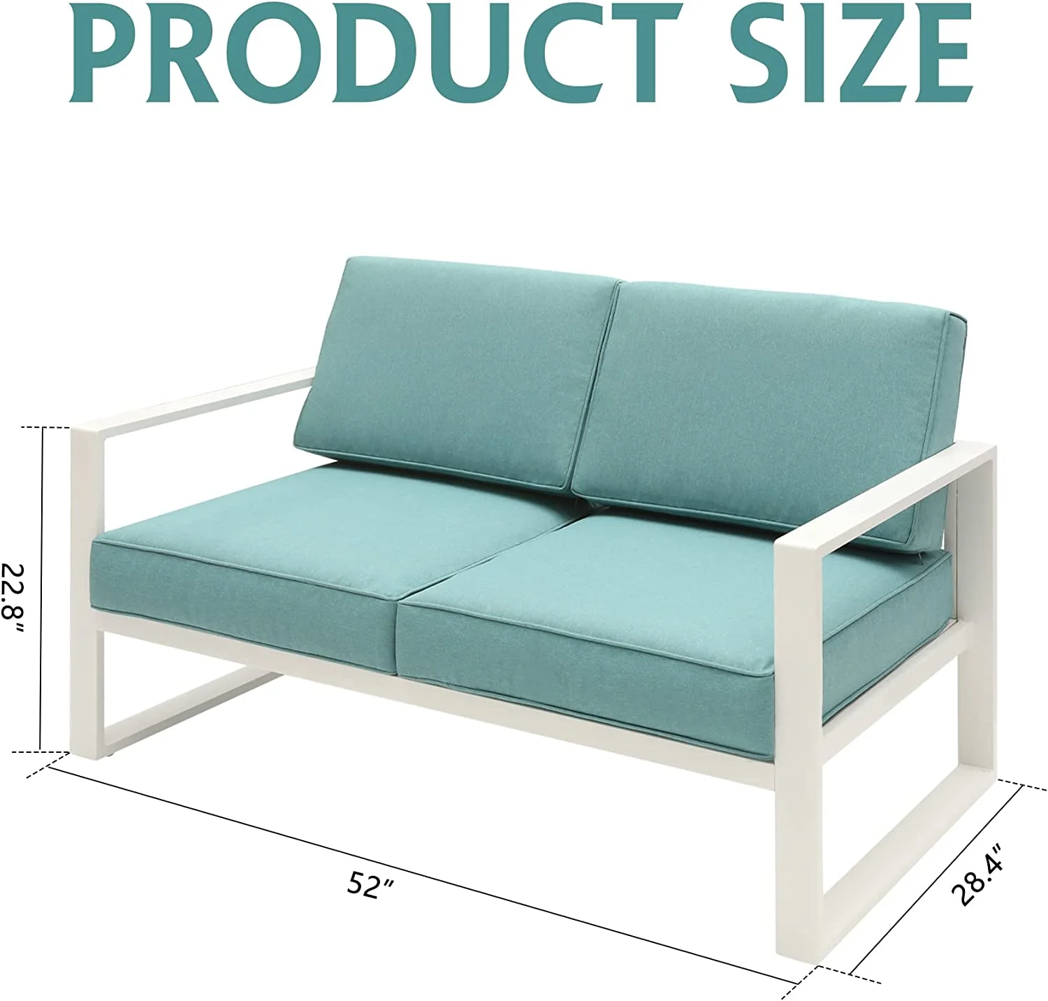 Popular Aluminum Patio Furniture Set  8 Pieces Outdoor Conversation Set All-Weather Modern Metal Couch Outdoor Sectional Sofa with Ottomans and Coffee Table (Grey)