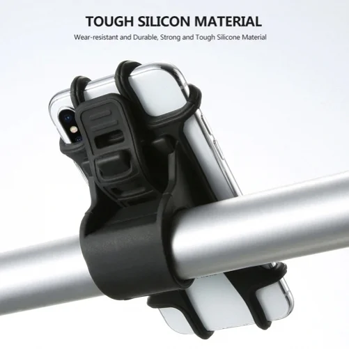 For Motorola Edge Plus (2023) - Handlebar Bicycle Mount, Silicone Holder Bike Non-Slip Strap Shockproof Compatible With Motorola Edge+ (2023) Phone