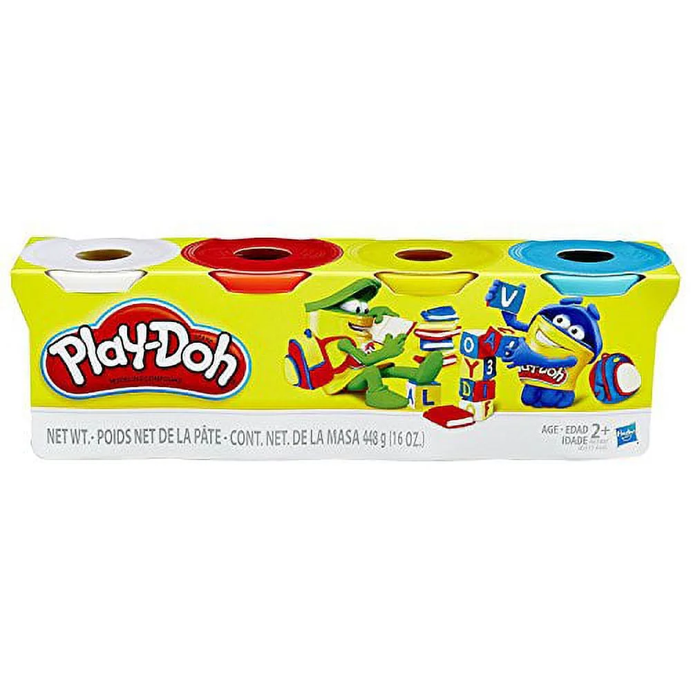 Play-Doh 4-Pack of Colors, 3-Packs (12 Cans Total)