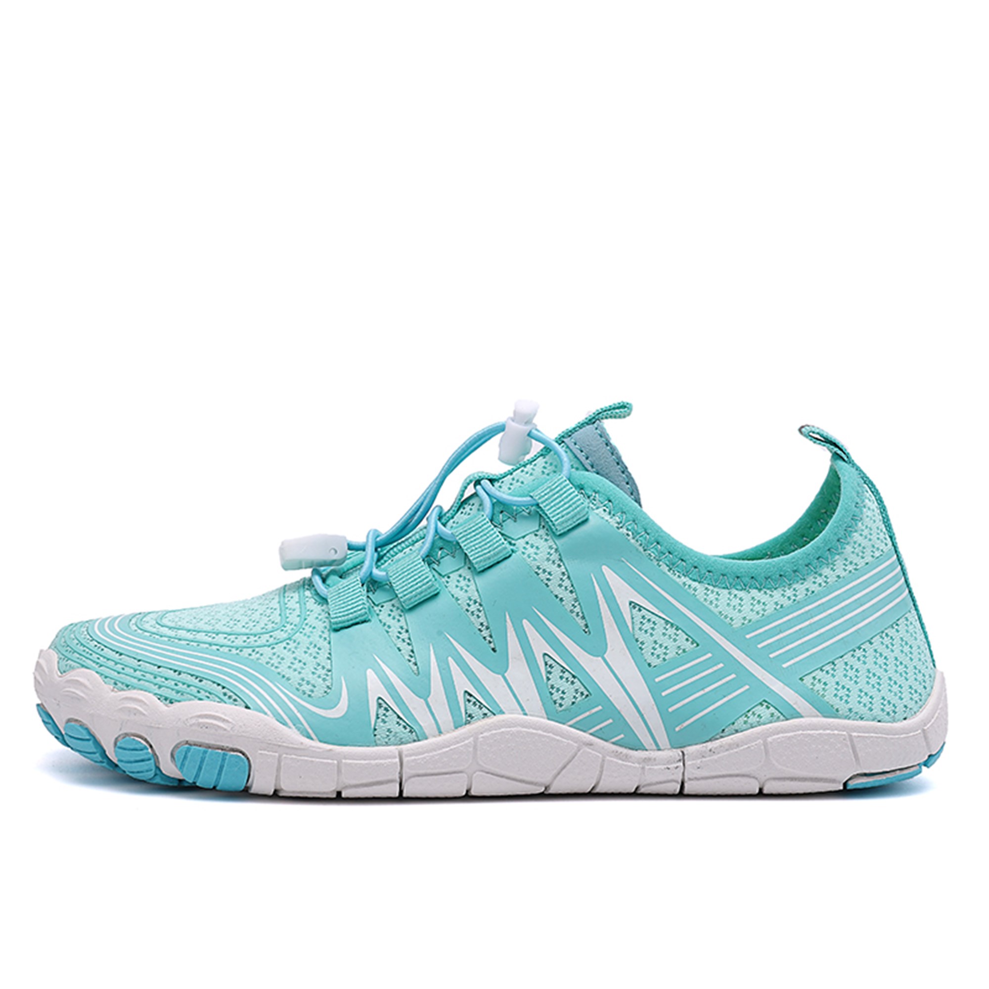 Hicooer Coolcsea Water Shoes Men's Women's Swim Shoes Outdoor Beach Barefoot Quick-Dry Aqua Pool Socks Swimming Yoga Surfing Exercise Mint