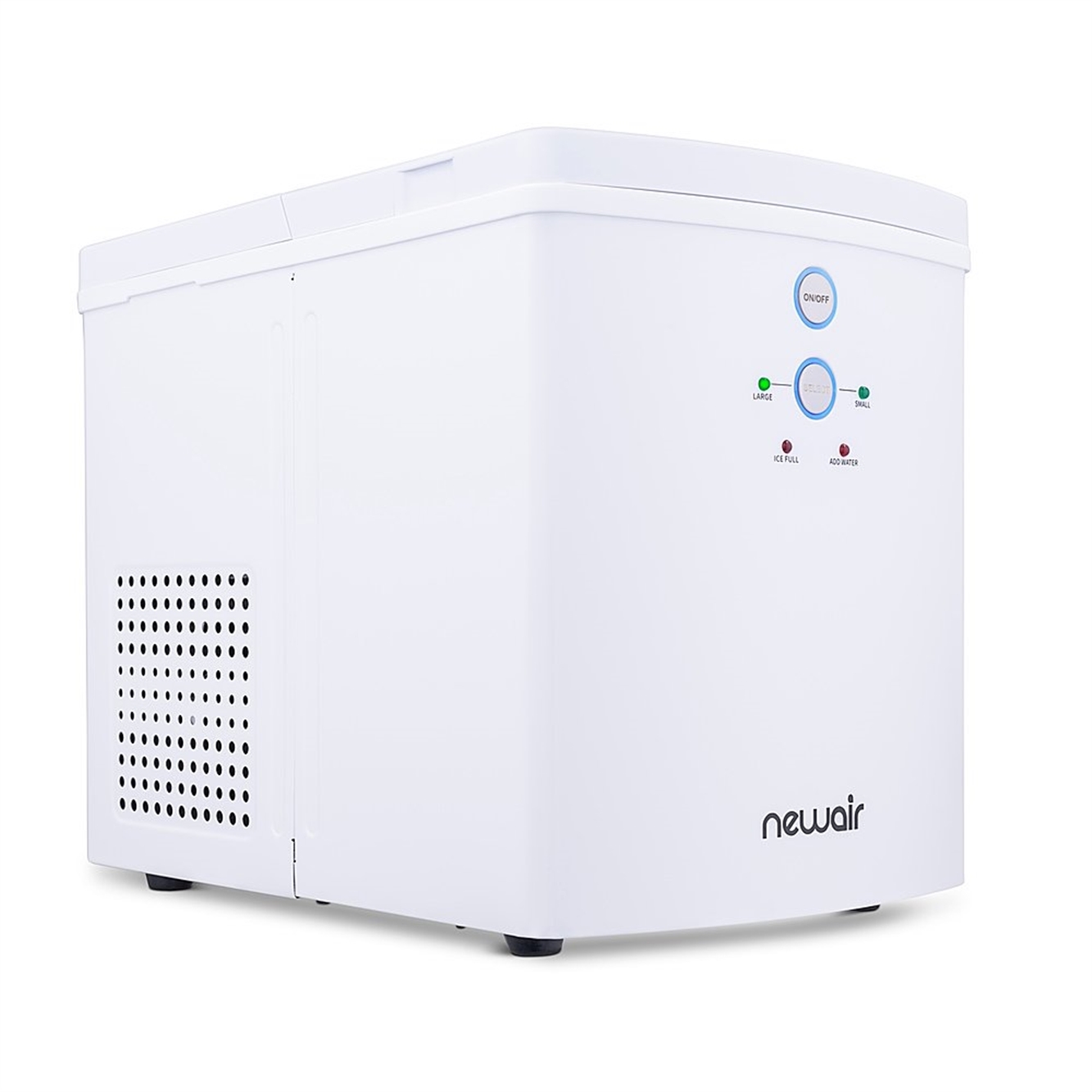 Newair Portable Ice Maker w/ 2 Ice Sizes, 33 lbs of Ice a Day, NIM033WH00, White (Used - Like New)
