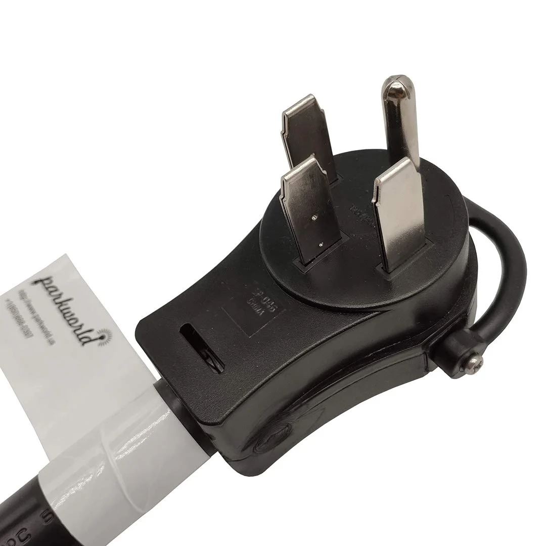 Parkworld 61438B RV to Dryer Adapter Cord RV Plug NEMA 14-50P to 10-50R Dryer Female, 50A, 250V (15FT)