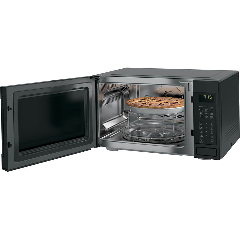 PEB9159DJBB  22 Countertop Convection/Microwave Oven with 1.5 cu. ft. Capacity  Sensor cooking controls  Convection rack and Warming option in Black