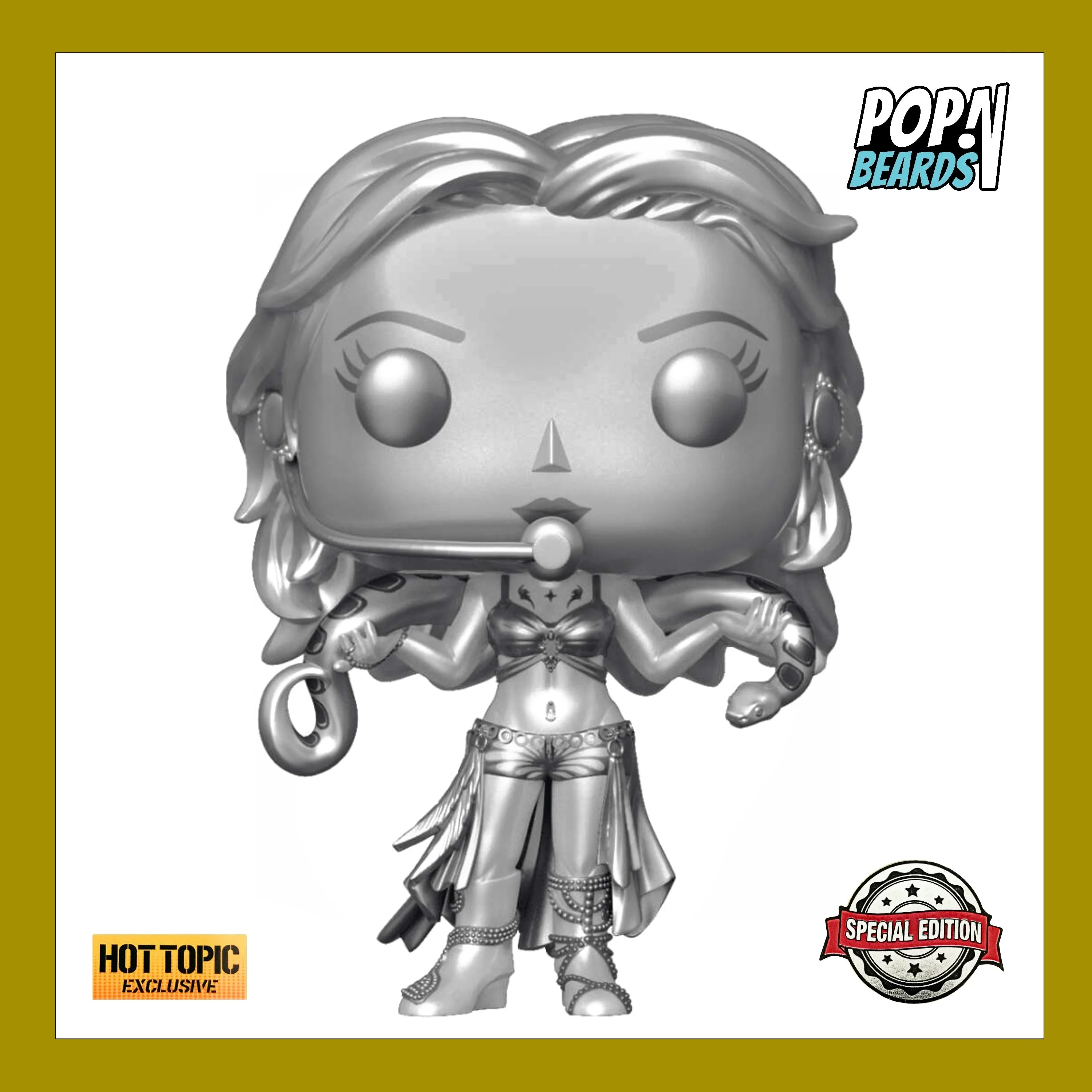 Funko POP Rocks Britney Spears Slave 4U Metallic Exclusive