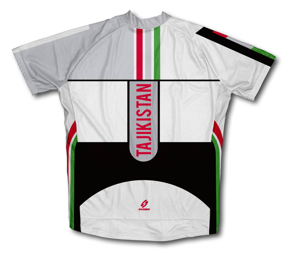 Tajikistan ScudoPro Short Sleeve Cycling Jersey  for Men - Size XS