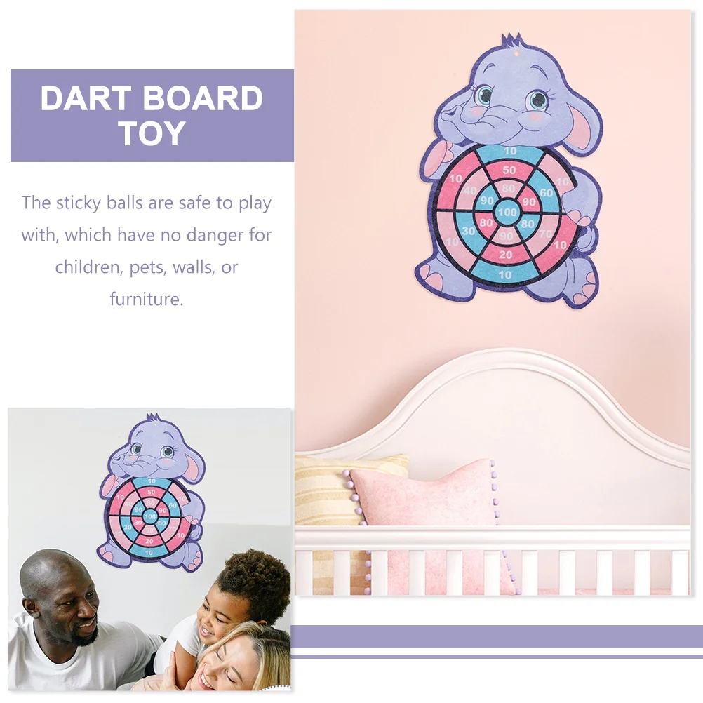 Educational Dart Board Toy Darts for Kids Children's Sticky Ball Indoor Sports Toys Plastic Monkey 2 Sets