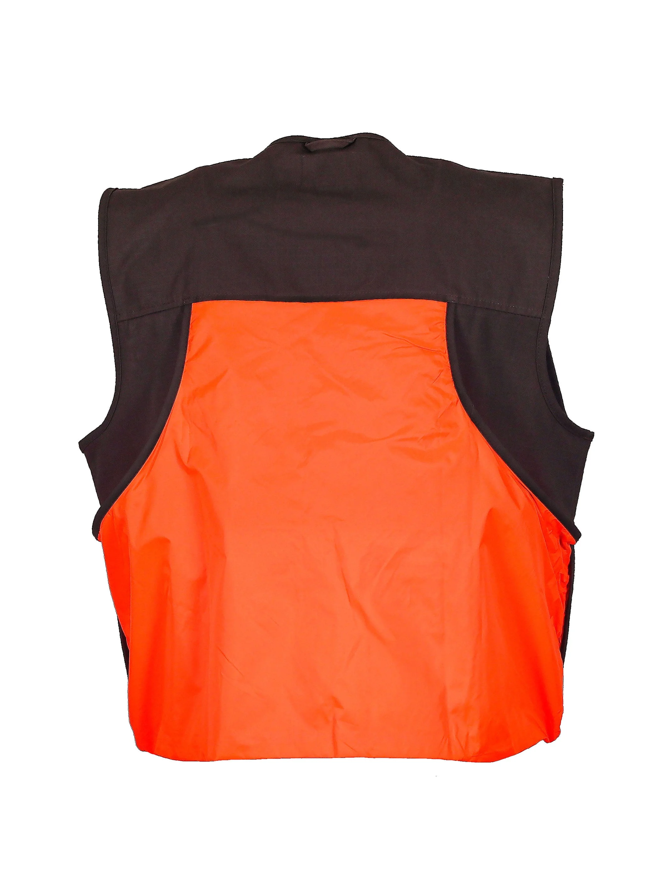 Gamehide Vest Upland Hunting Shelterbelt Mid-Weight Dark Brown/Orange - 4X
