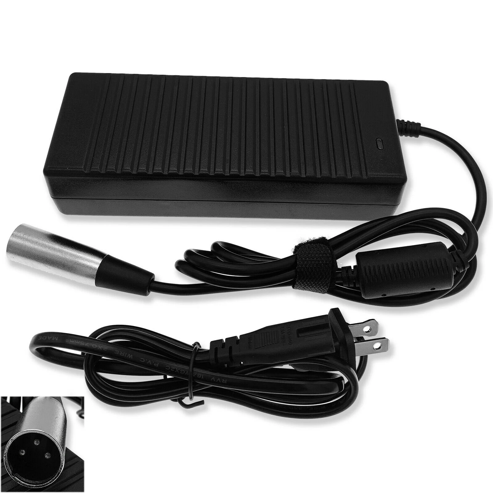 24V 4A 96W Electric Scooter Battery Charger for Go-Go Elite Traveller Plus HD US