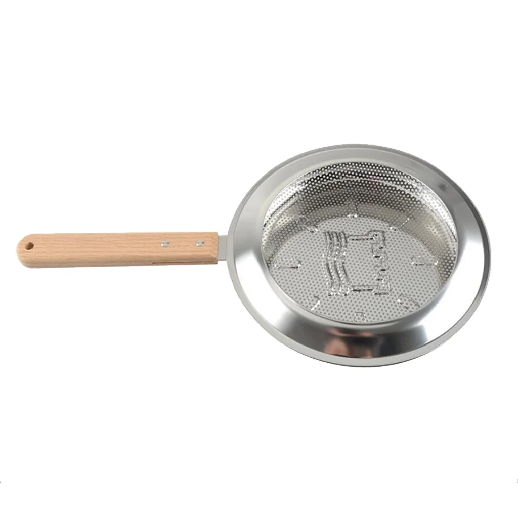 Handy Roaster Stainless Steel Wooden