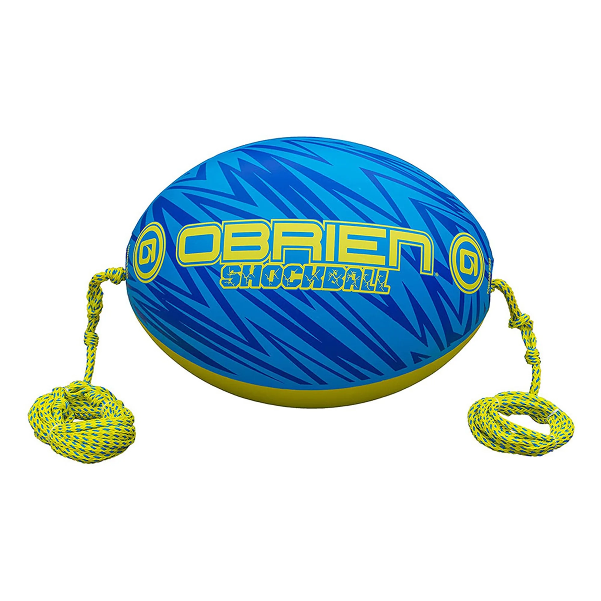 O'Brien Le Tube 56 Inch 1 Rider Towable Tube w/ Shock Ball & Rope Float