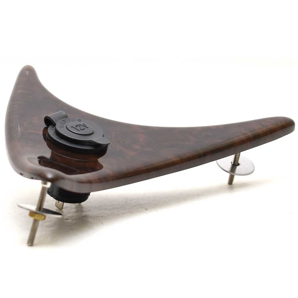 Lowe Boat Accent Panel 2254186 | w/ Receptacle 8 3/4 x 6 Inch Plastic