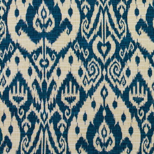 RSH Décor Indoor Outdoor Single Tufted Wicker Loveseat Cushion, Standard, Ashmore Marine Blue