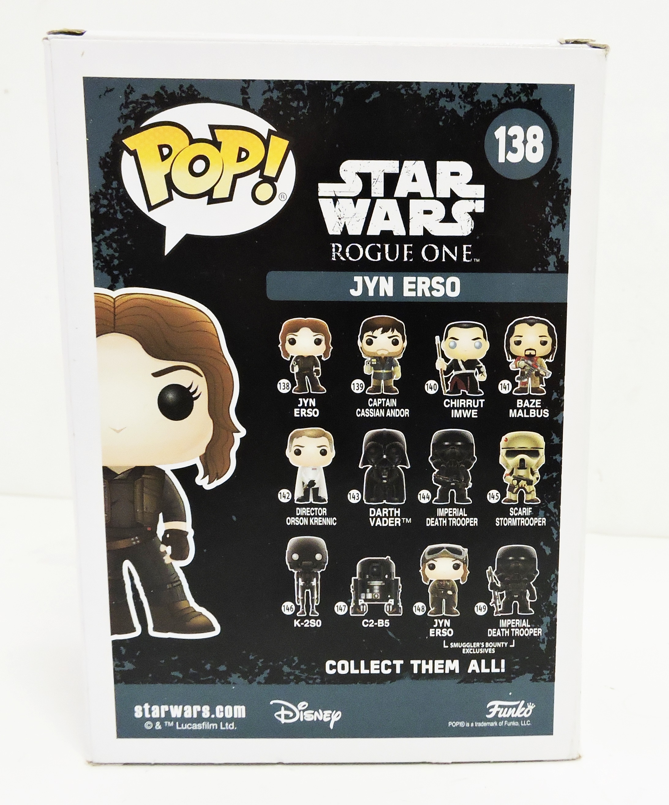 Star Wars Rogue One Jyn Erso Funko POP! Vinyl Bobble-Head Toy No. 138 NEW