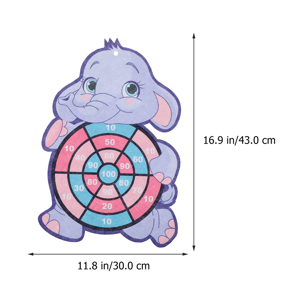 Kids Dart Board Sticky Ball Darts Game Children's Motion Campain Animal Magnetic Plastic 2 Sets
