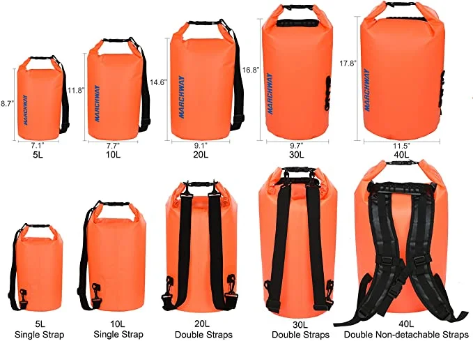 &nbsp;Floating Waterproof Dry Bag 20L, Roll Top Sack Keeps Gear Dry for Kayaking, Rafting, Boating, Swimming, Camping, Hiking, Beach, Fishing