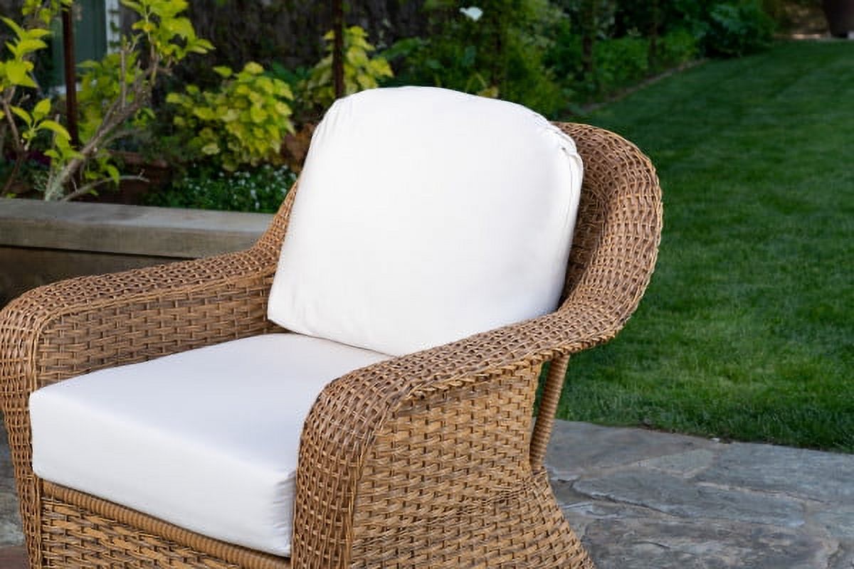 Sea Pines Swivel Glider Club Chair, Mojave, Canvas Natural