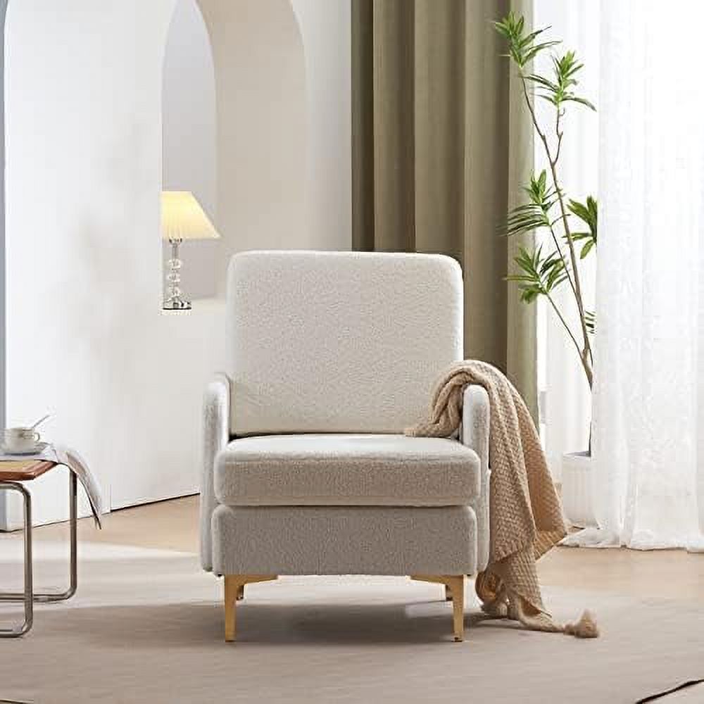 HOOMHIBIU Lounge Chair Fabric Armchair Living Room Chair  Comfy Single Sofa Accent Chair for Bedroom Living Room Guest Room  Metal Legs Compact Sofa Chair Fits Small Space (Dark Gray  Typ
