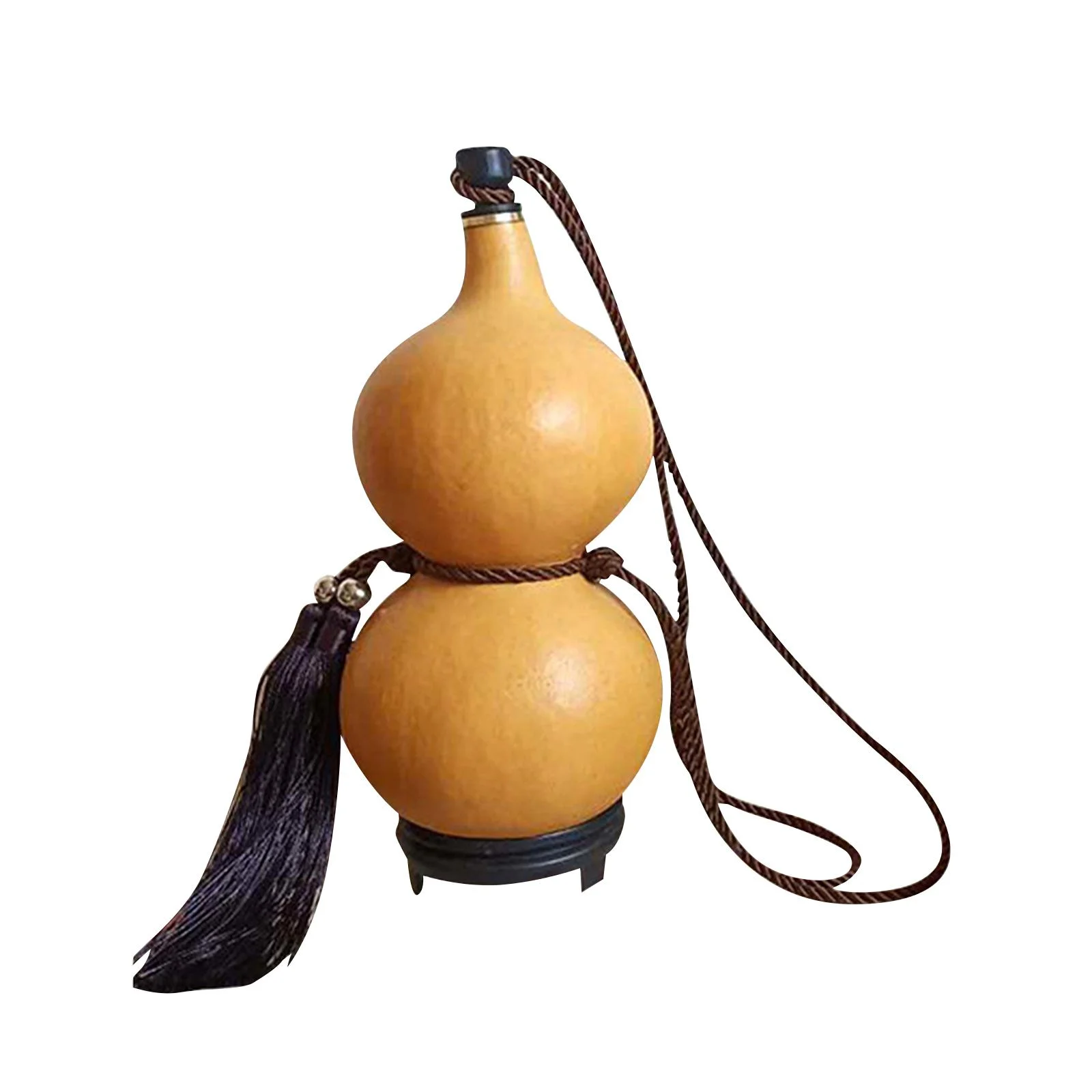 Portable Bottomed Pot Jug Gourd Shape Water Jug Large Capacity Kettle Hip for Travel Outdoor Boating Camping Birthing 1L