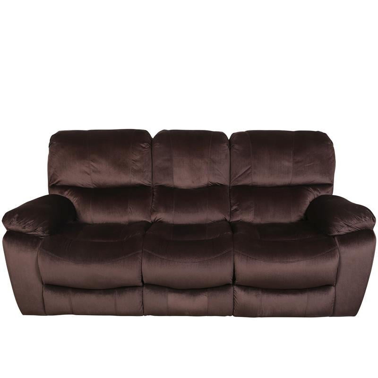 Corvallis Transitional Reclining Sofa - Chocolate