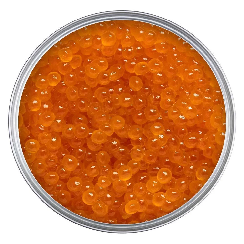 Red Pearl Russian Style Salmon Red Caviar 200 g (7 oz.) can