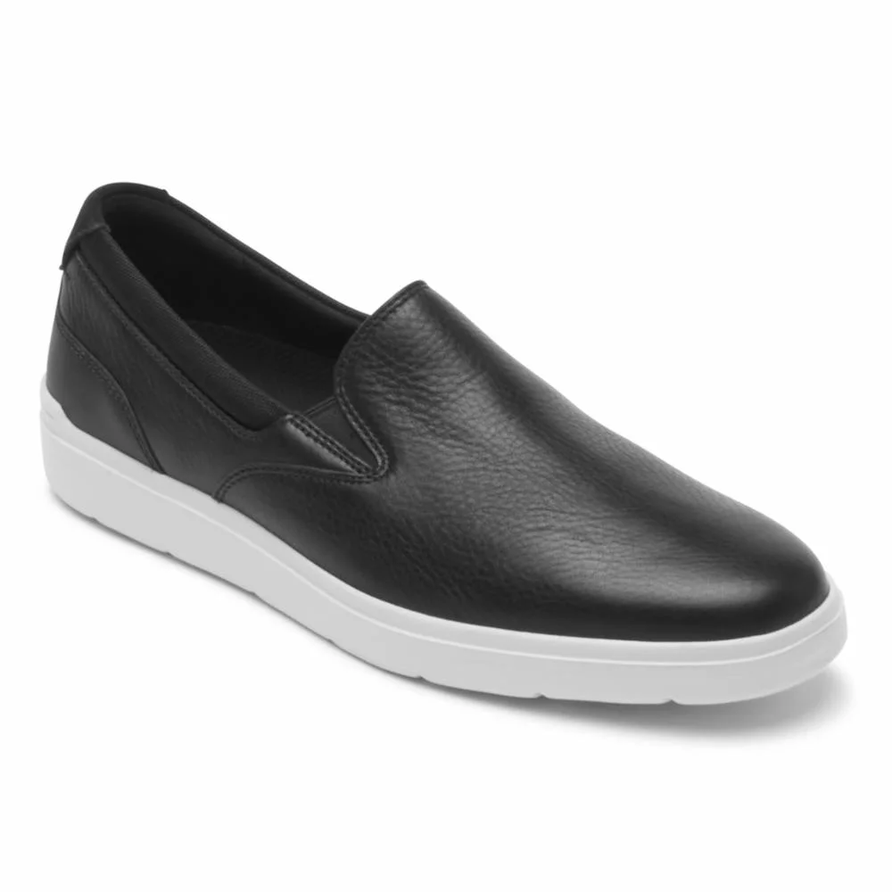 Rockport  Men's Total Motion Court Slipon Black , 11 W US