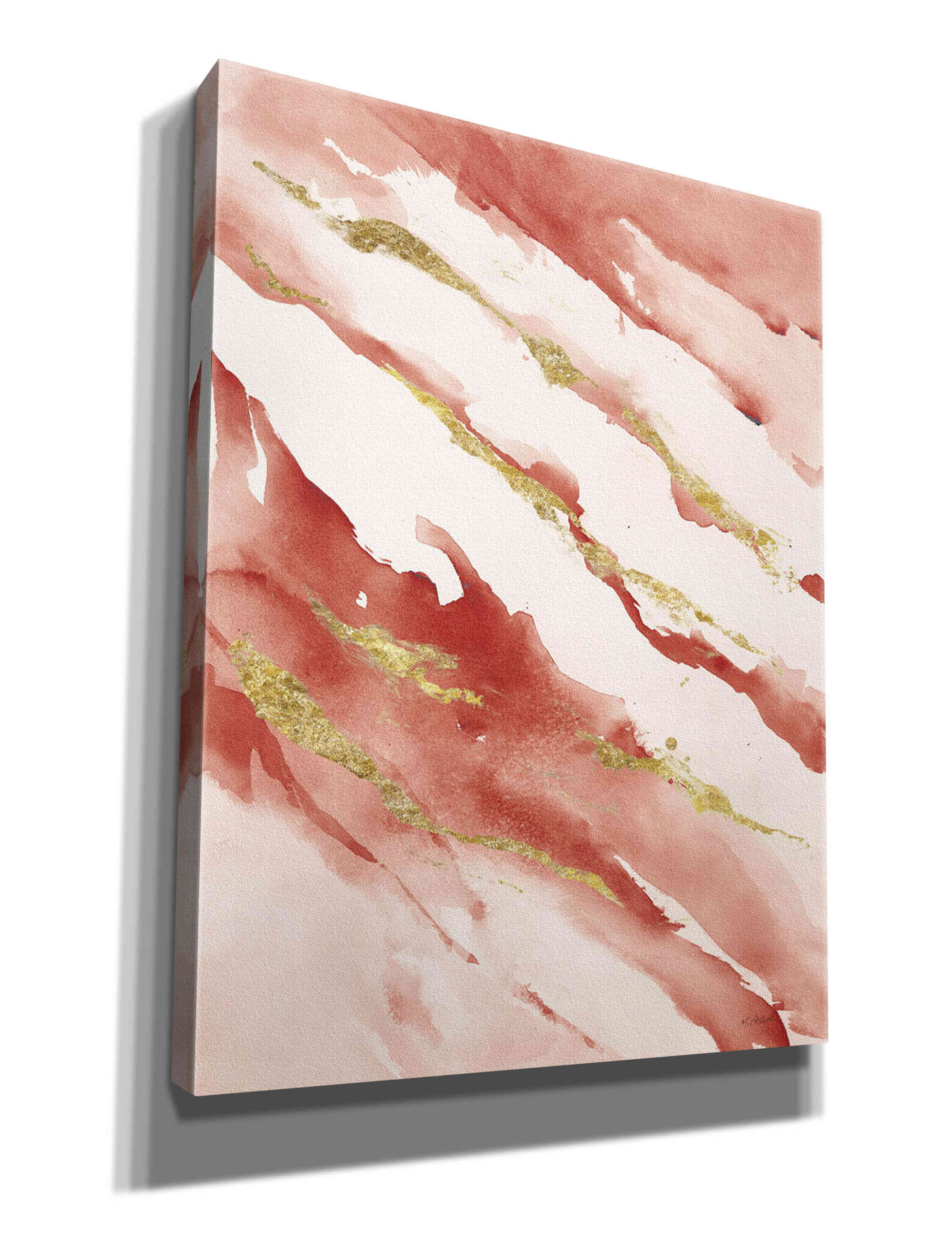 Epic Graffiti 'Drift V2 Red' by Mike Schick, Giclee Canvas Wall Art, 26