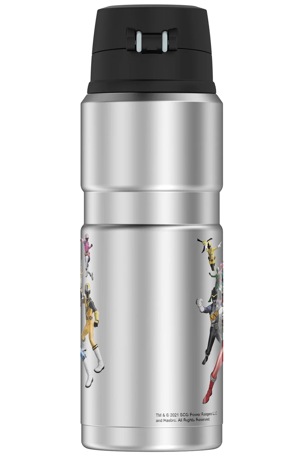 Power Rangers Ranger Overload THERMOS STAINLESS KING Stainless Steel Drink Bottle, Vacuum insulated & Double Wall, 24oz