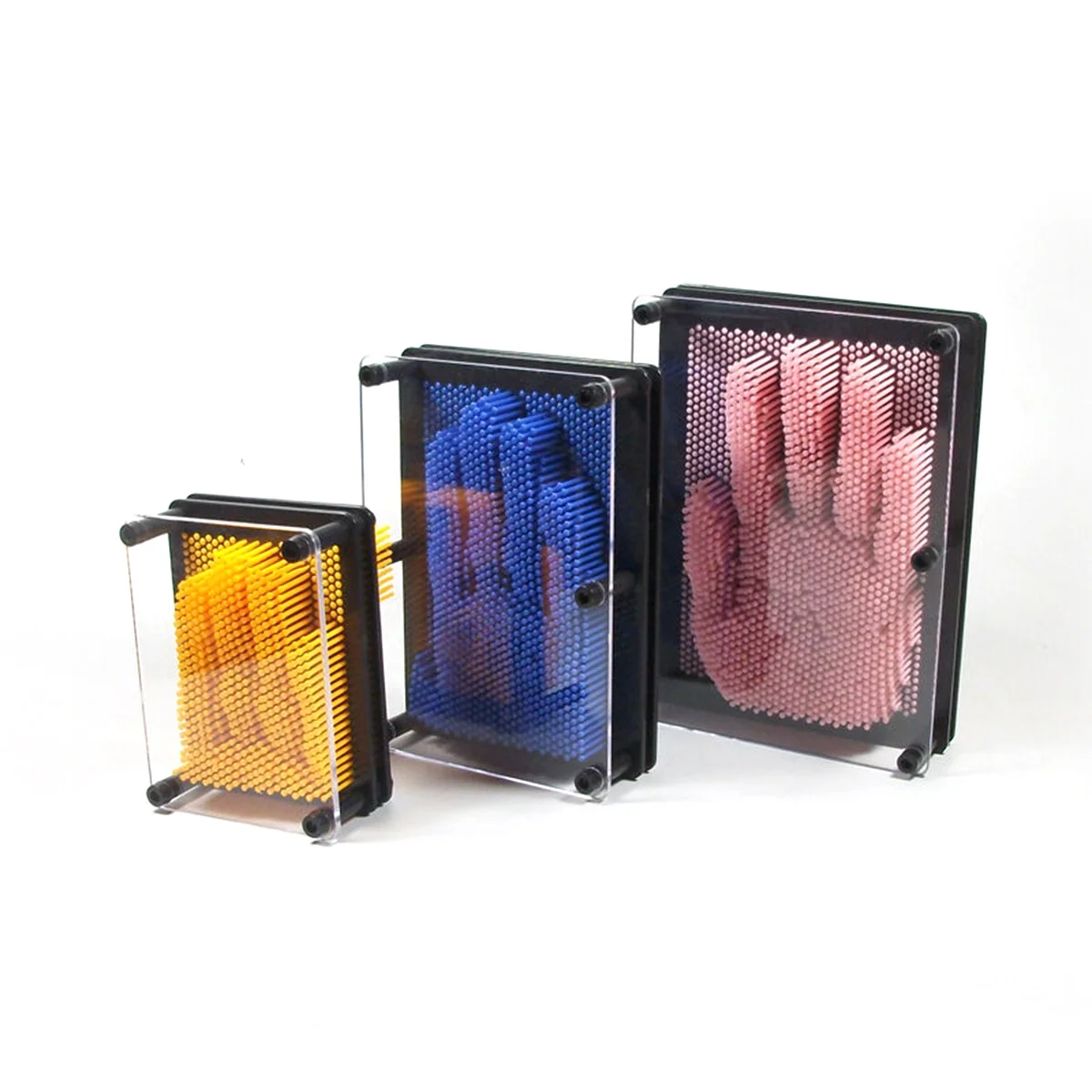 12 .5x9.5x5.5cm The Gift Kids' Toys Colorful Pin Art Funny Pin Pin Art Pin Art Impression Board