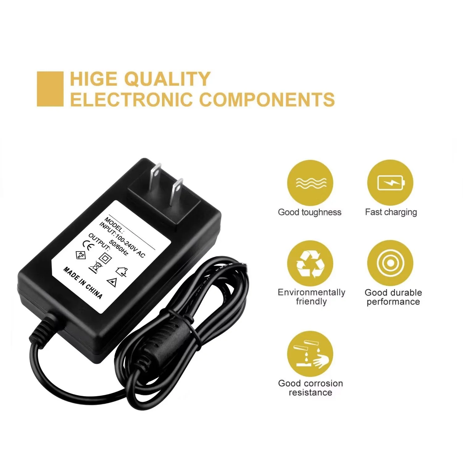 CJP-Geek AC / DC Adapter For Naxa NHS-2007 42 , NHS-2006 37 Wireless TV Bluetooth Subwoofer Soundbar Sound Bar Speaker System Power Supply Cord Cable PS Wall Home Charger Mains PSU