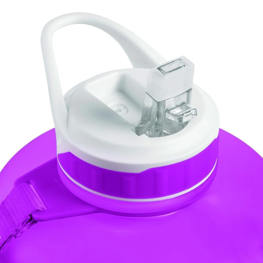 64 oz Water Bottle with Straw Purple Aqua