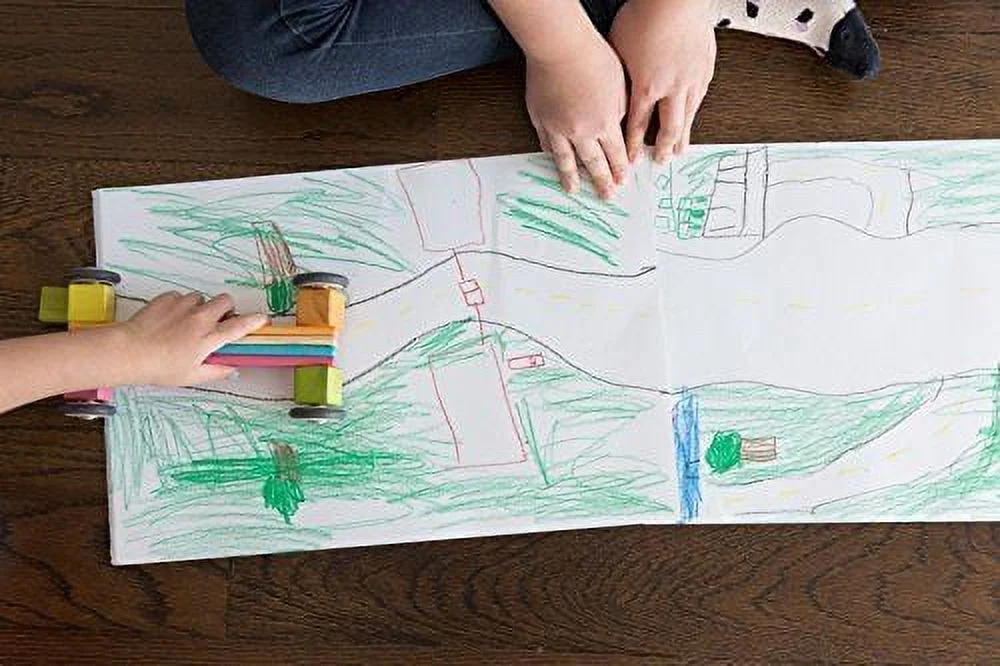 4 Pack Tegu Magnetic Wooden Wheels