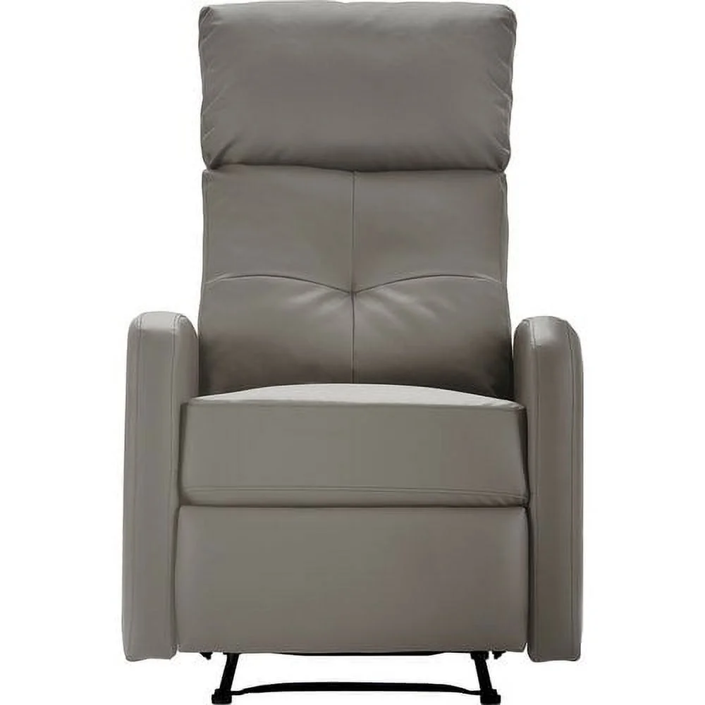 ClickDecor Henderson Leather Recliner Chair Dark Brown