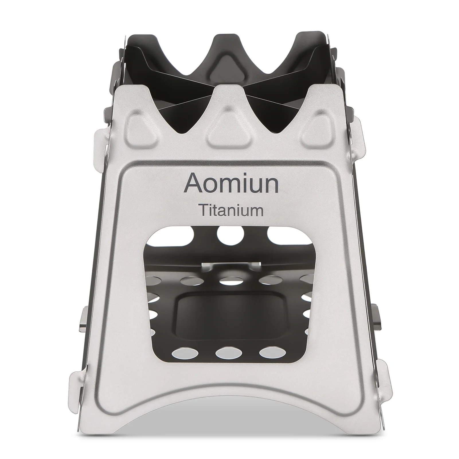 Aomiun Compact Folding Wood for Outdoor Camping Cooking Picnic